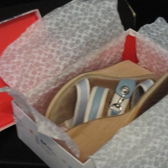 Coach Camilla Wedge Sandal 9B - Picture 7 of 8